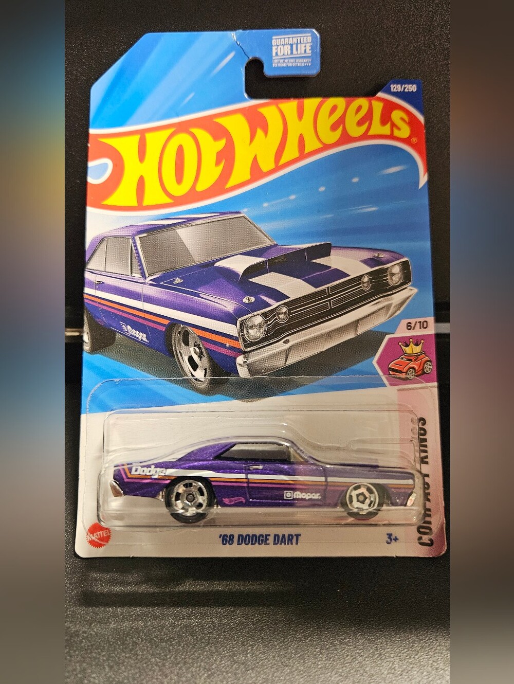 HW Purple 1968 Dodge Dart Compact Kings